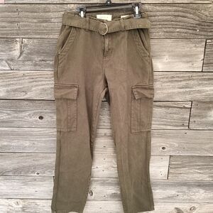 PacSun Los Angeles army green cargo pocket pants size 24